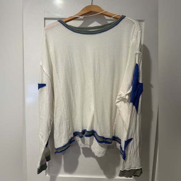 We The Free Tops - We The Free White Top with Blue stars. Wore once! Perfect condition.